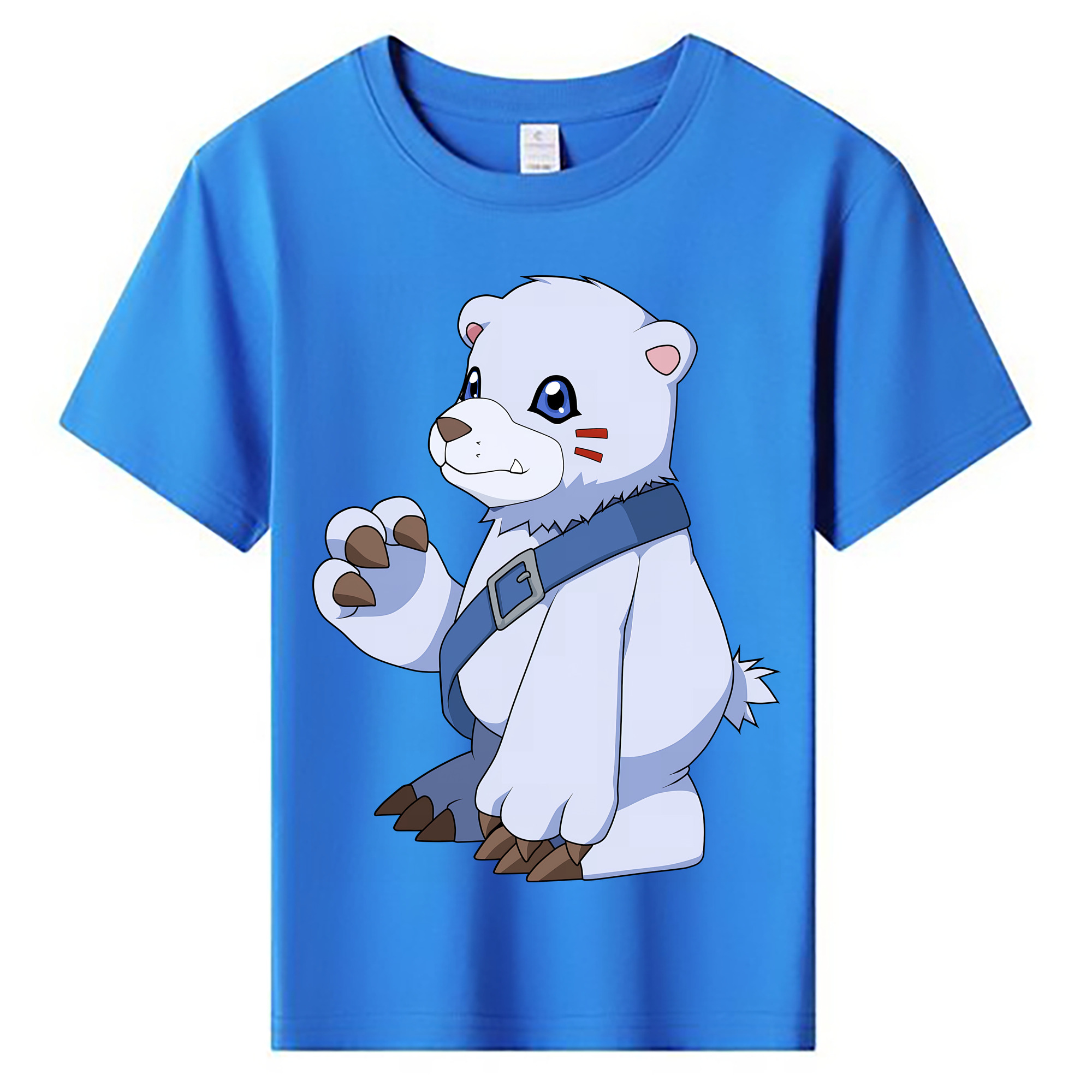 （画像用） Digimon デジタルモンスター/デジモン 綿100％キッズTシャツ（フロントプリント）